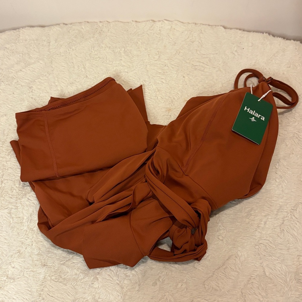 HALARA Terracotta Mini Dress
